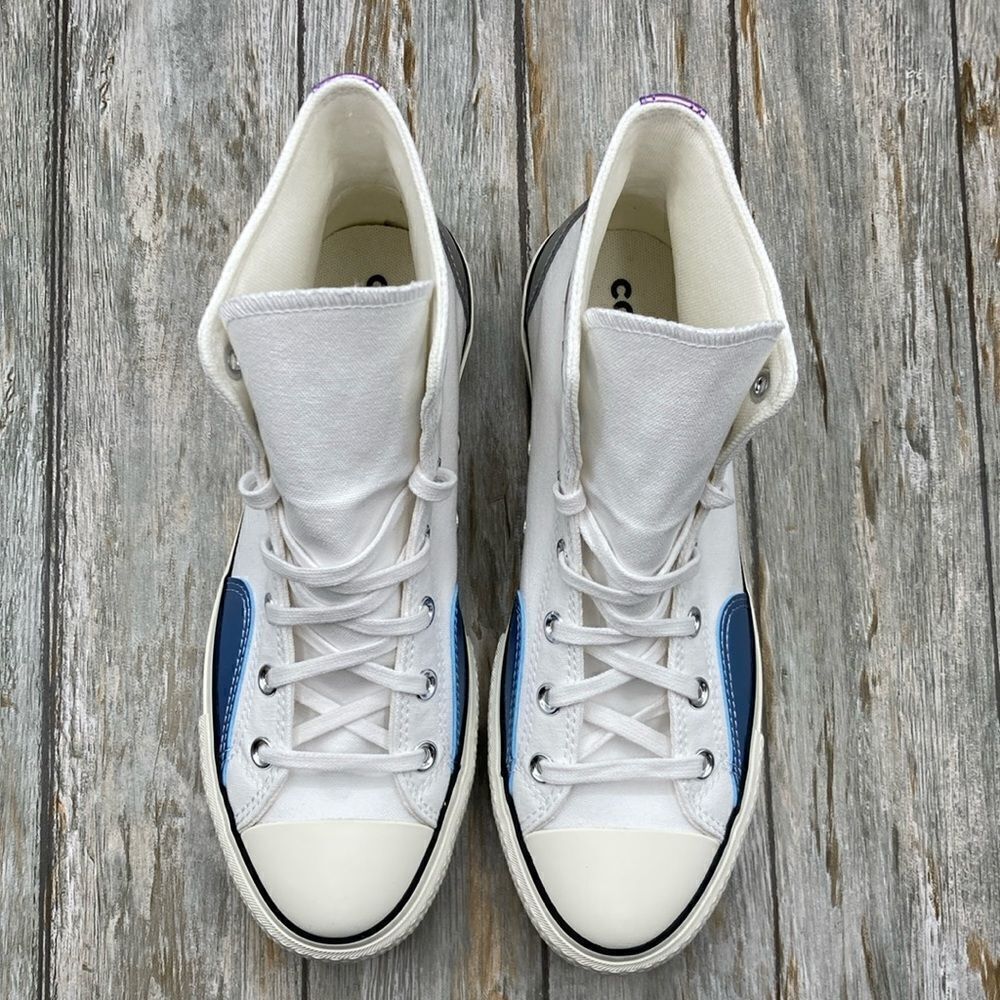 Women’s Converse All Star Lift Platform Chrome Sneaker Shoes Size 8 - Picture 2 of 6